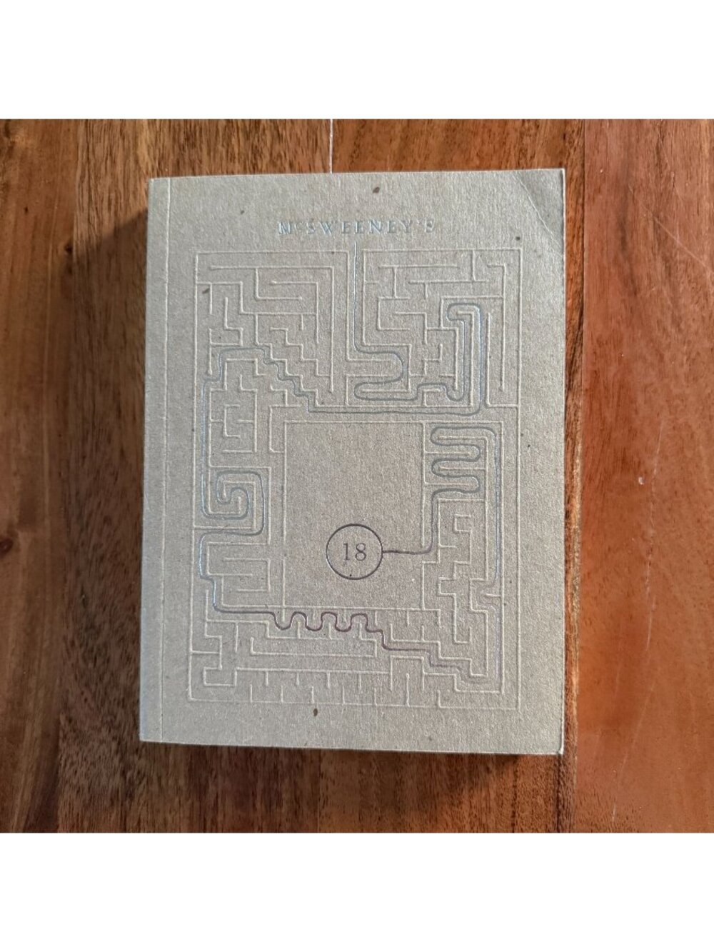 McSweeneys Issue 18 Paperback Literary Journal Embossed Cover With Short Stories